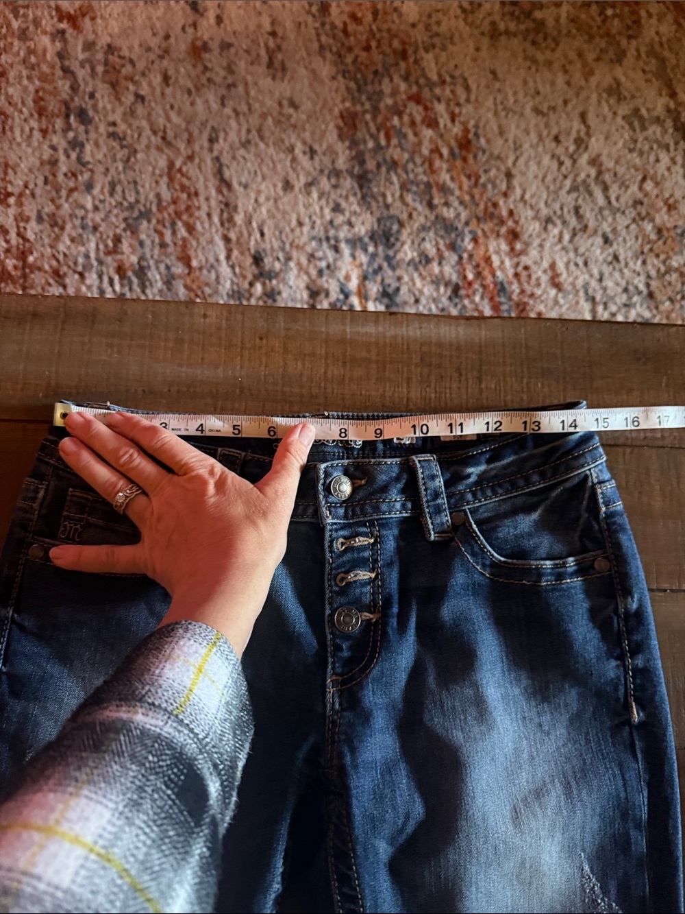 Miss Me Women's Blue Boot Cut Jeans - Picture 10 of 10